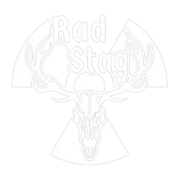 Rad Stag logo — an antlered stag skull over the band name